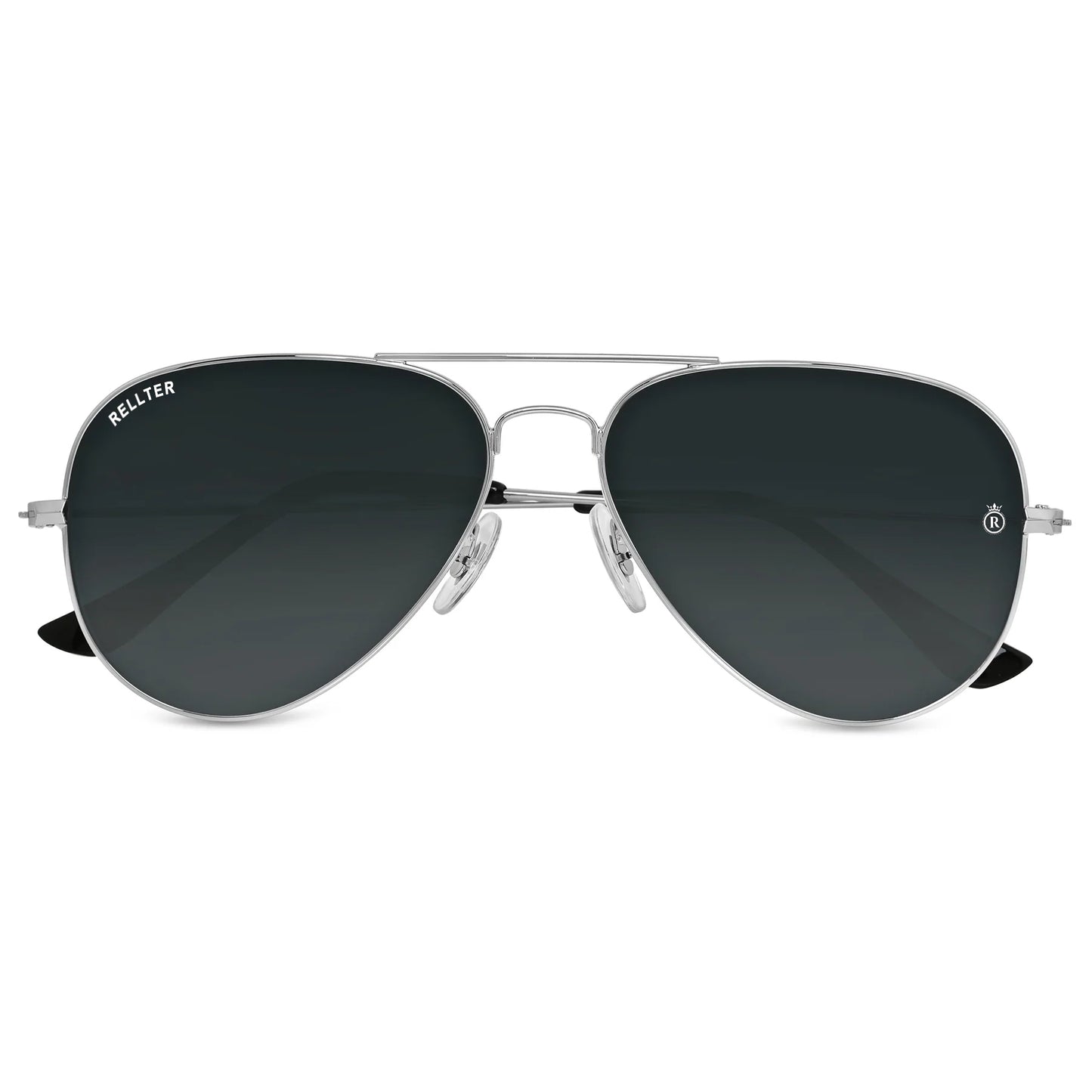 Rellter SILVER BLACK Sunglasses