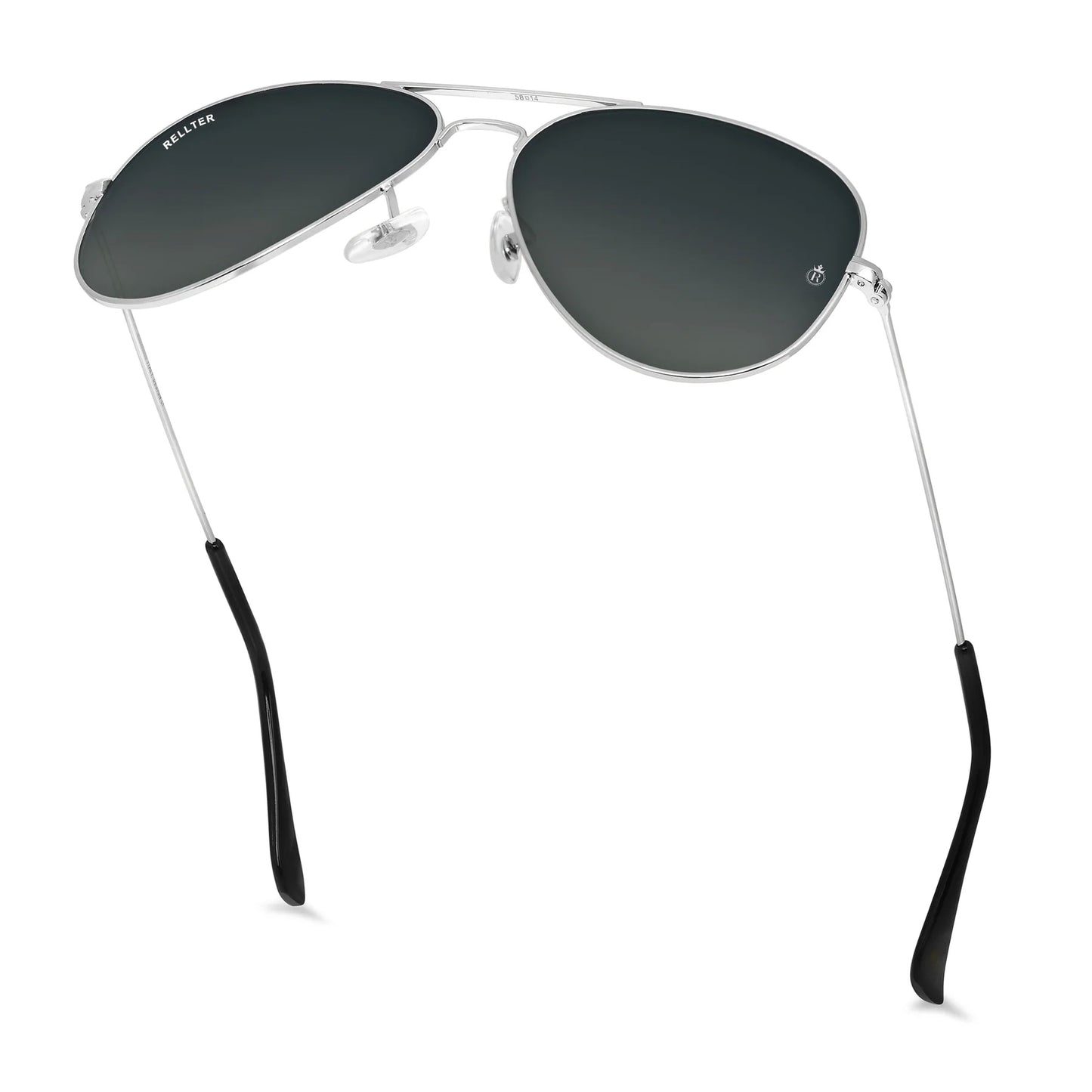 Rellter SILVER BLACK Sunglasses