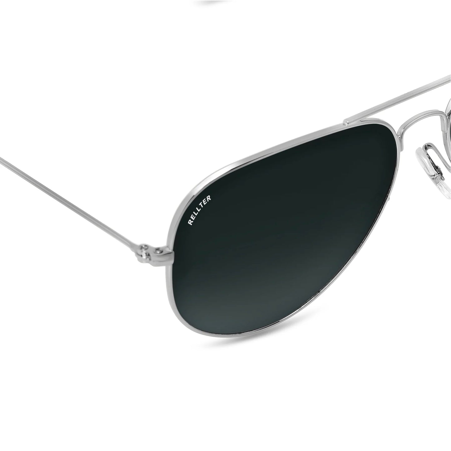 Rellter SILVER BLACK Sunglasses