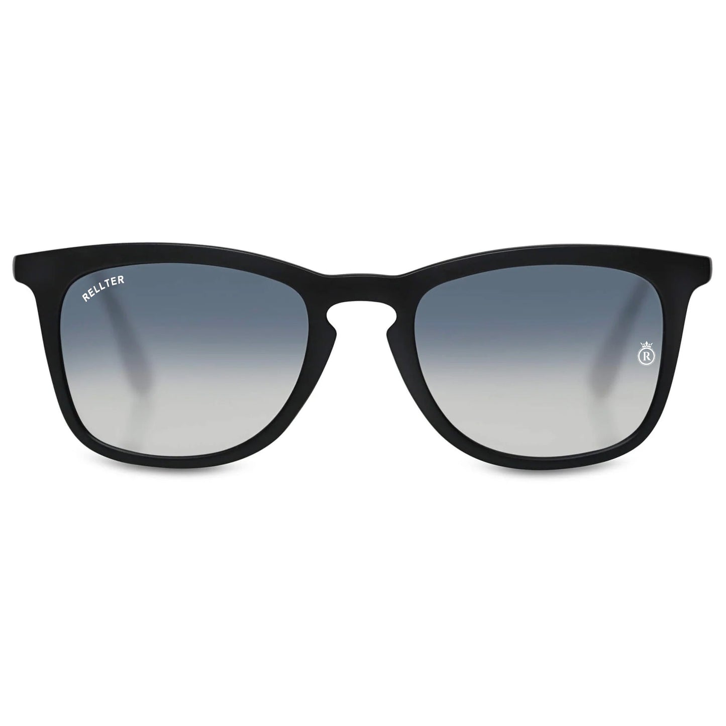 Rellter Square W-2424 Black to Blue DC Sunglasses