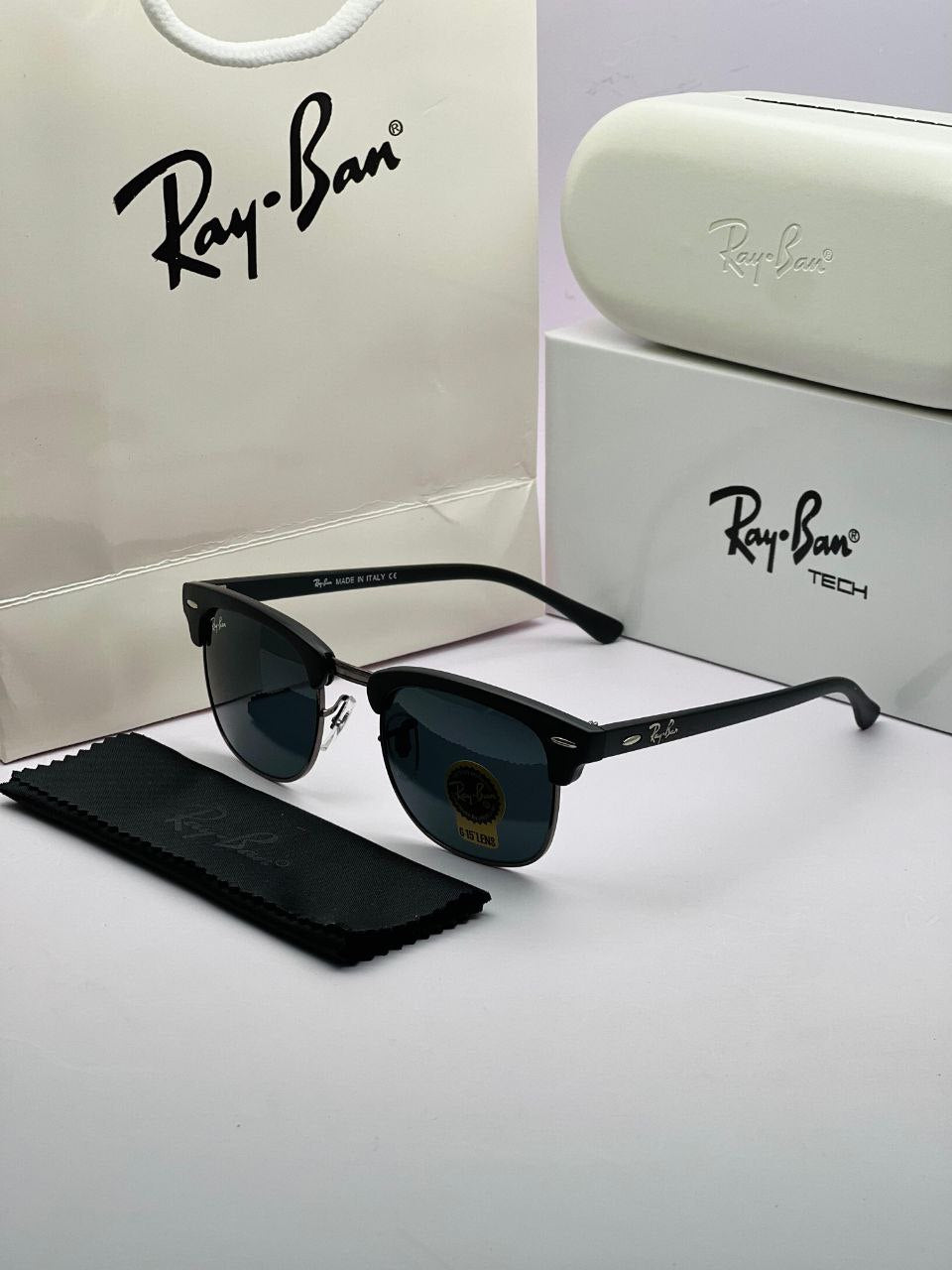 Ray Ban All Season Special Trending Slant  Fashionable Sunlight Eye Protected Hot Favourite Sunglasses For Unisex